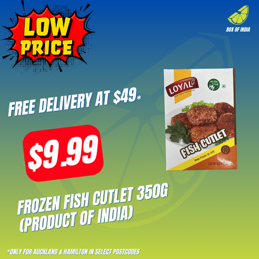 Frozen Fish Cutlet 350g (Product of India)