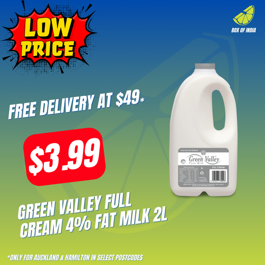 Green Valley Full Cream 4% Fat Milk 2L