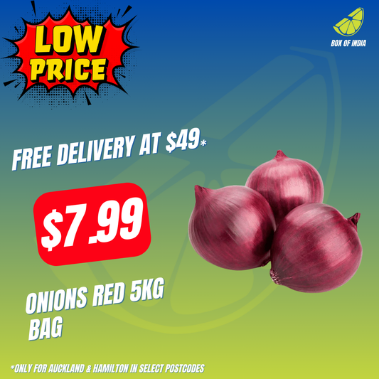 Onions Red 5kg Bag
