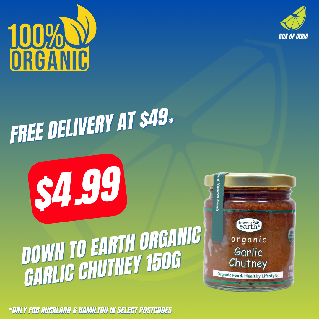 Organic Garlic Chutney 150g (Down To Earth)