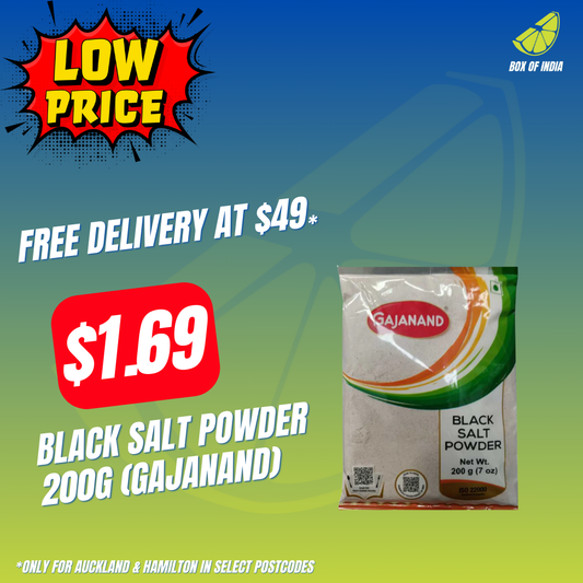Black Salt Powder 200g (Gajanand)