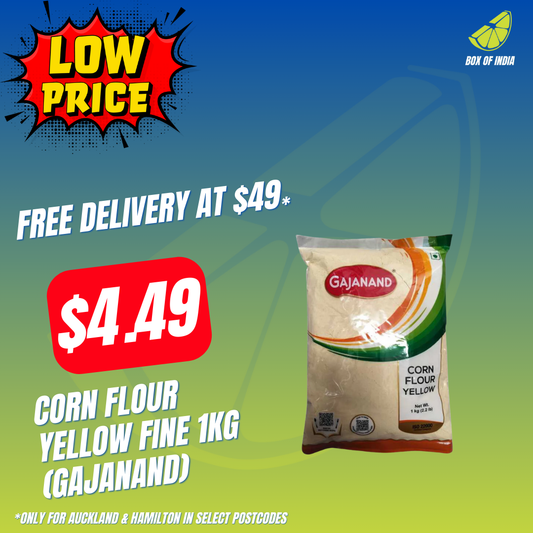 Corn Flour Yellow Fine 1Kg (Gajanand)