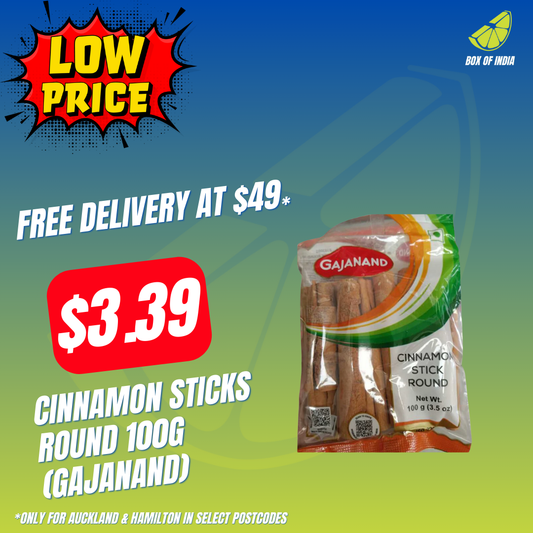 Cinnamon Sticks Round 100g (Gajanand)