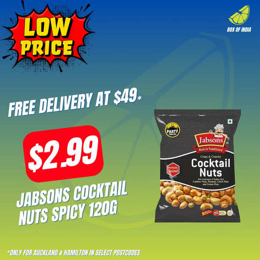 Jabsons Cocktail Nuts SPICY 120g