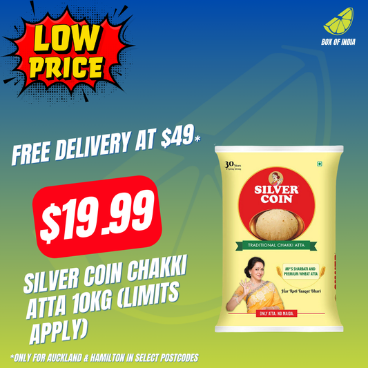Silver Coin Chakki Atta 10kg (Limits Apply)