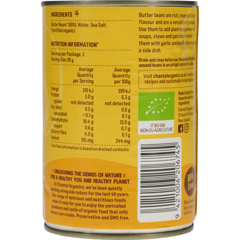 Butter Beans 400g