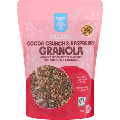 Cocoa Crunch & Raspberry Granola 600g