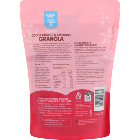 Cocoa Crunch & Raspberry Granola 600g