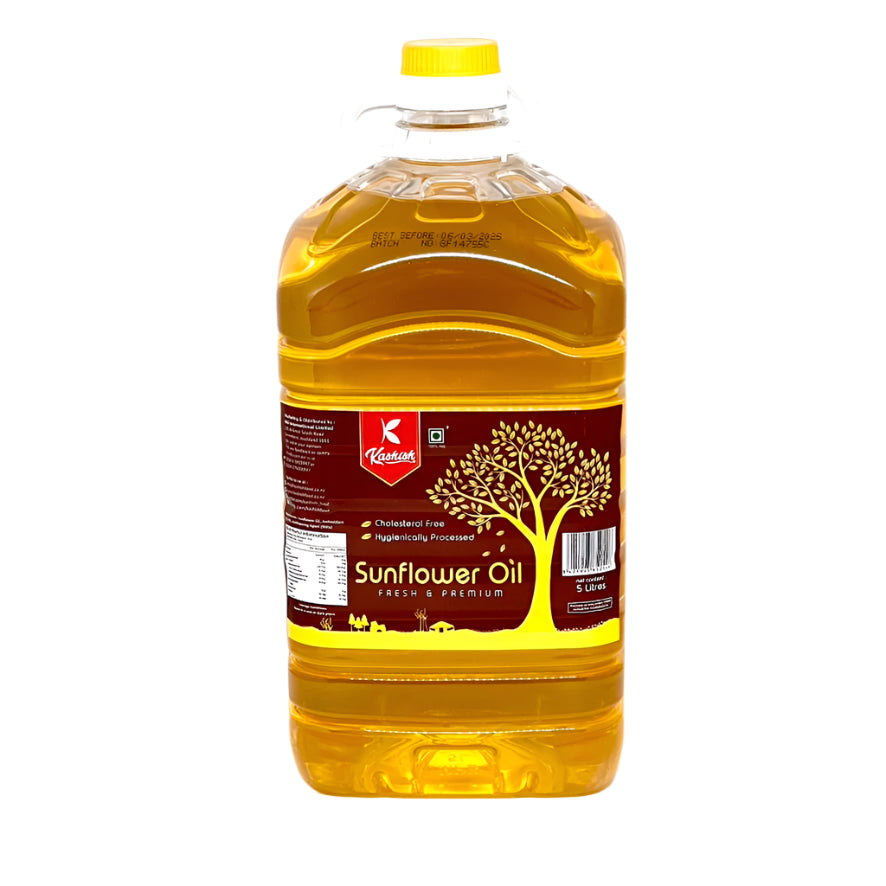 Kashish Sunflower Oil 5L (Limits Apply)