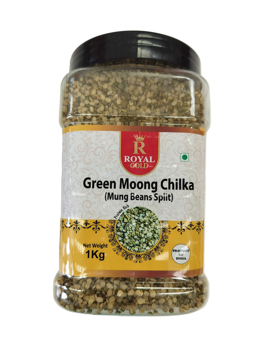 Moong Dal Chilka Jar 1Kg (Royal Gold)