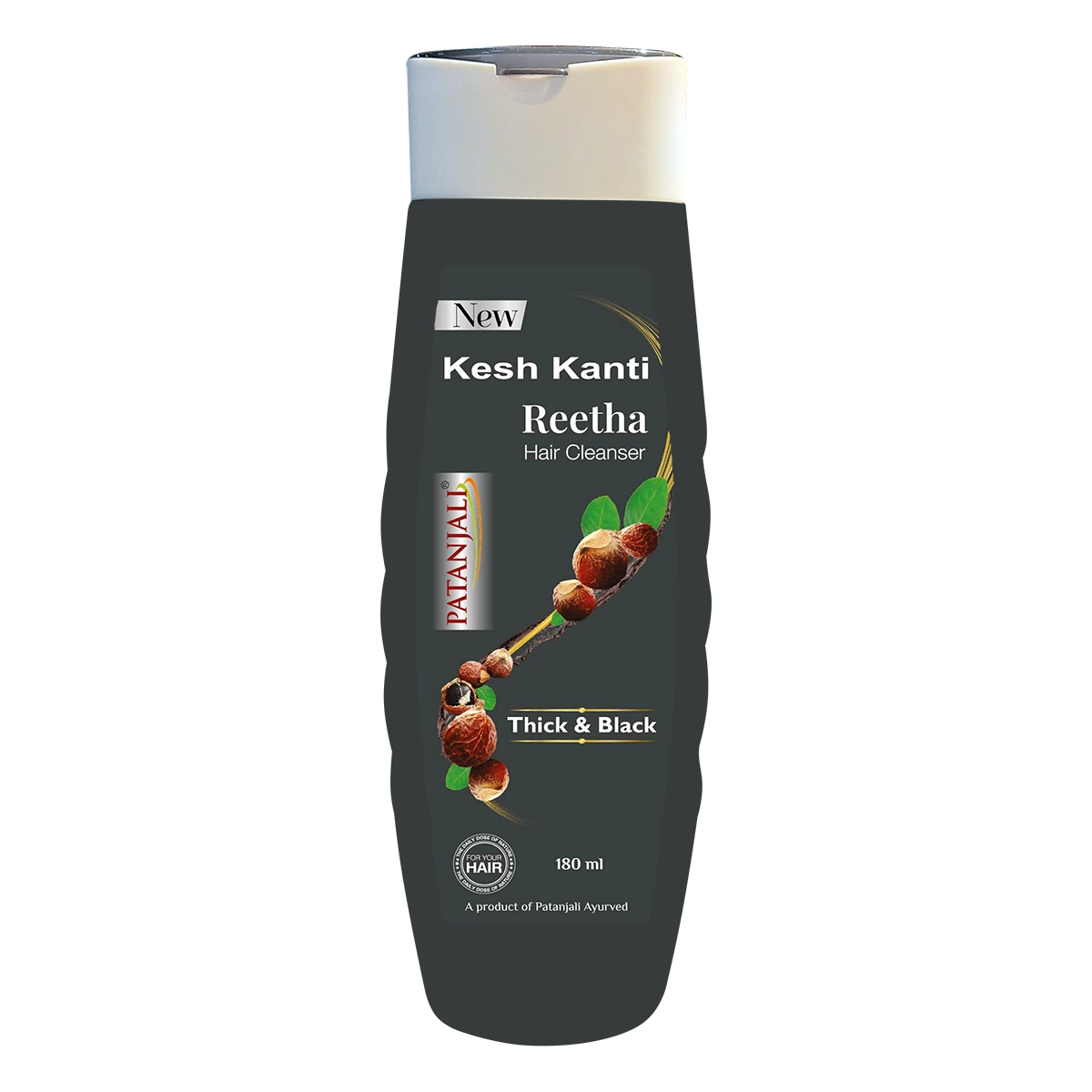Patanjali Kesh Kanti Reetha (Kunkudukai) Shampoo 180ml