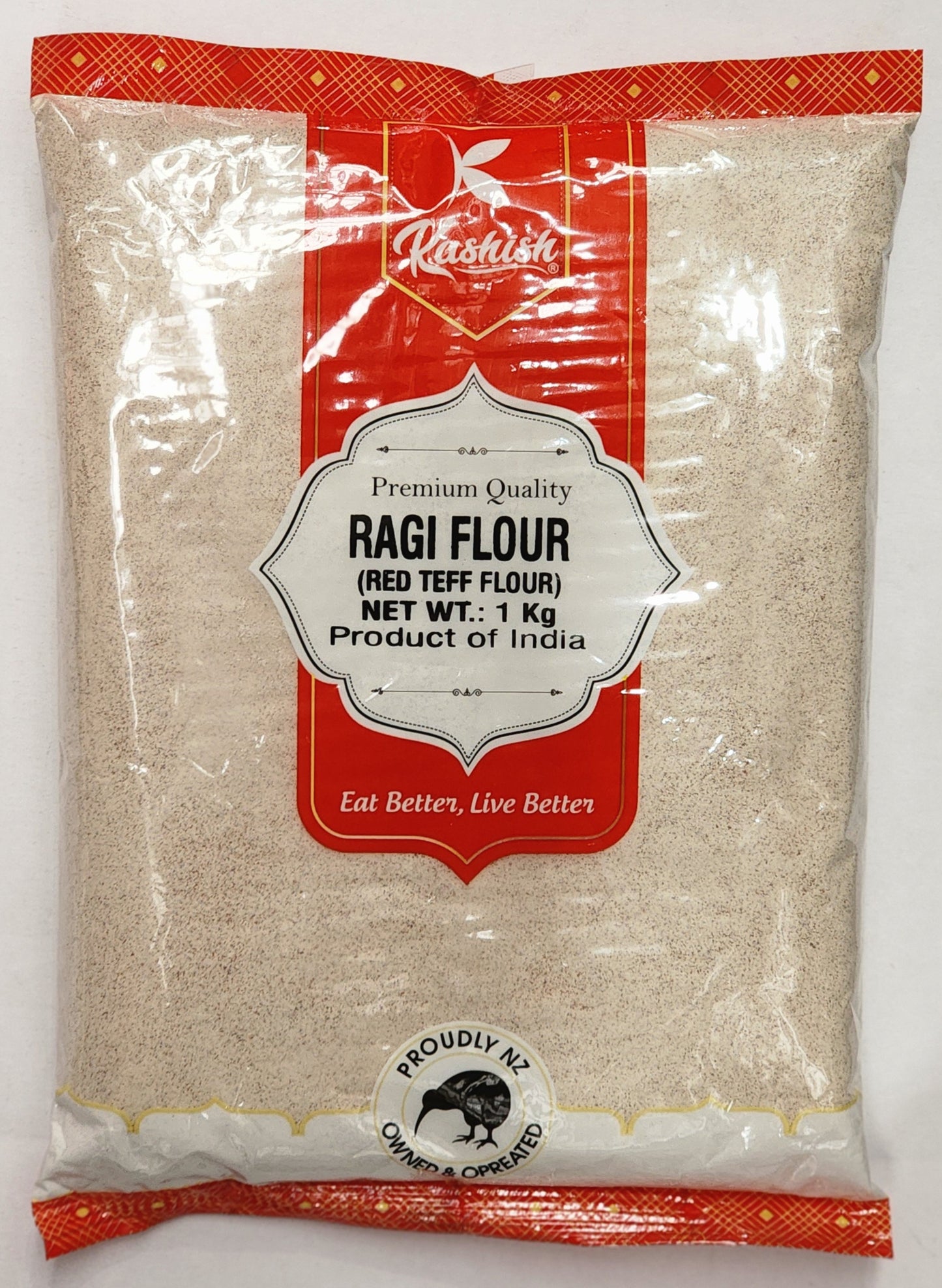 Ragi Flour 1kg (Red Teff Flour) (Kashish)