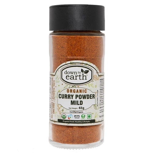 Organic Curry Powder Mild 65g (Down To Earth)