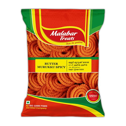 Butter Muruku Spicy 200g (Malabar Treats)