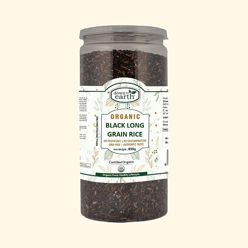 Organic Black Rice 770g (Down To Earth)