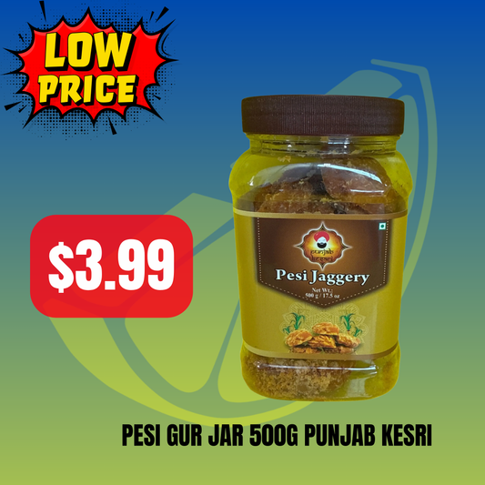 Pesi Gur Jar 500g Punjab Kesri