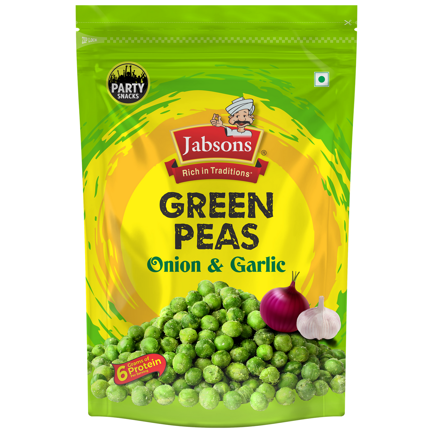 Jabsons Namkeen Green Peas-Onion (Expired)