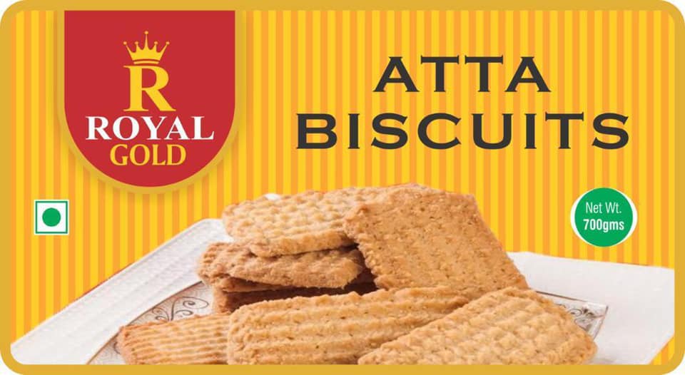 Atta Biscuits 700g (Royal Gold)