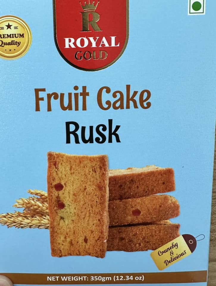 Fruit Cake Rusk 350g (Royal Gold)