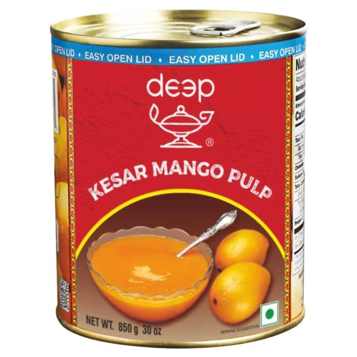 Deep Kesar Mango Pulp Can 850g