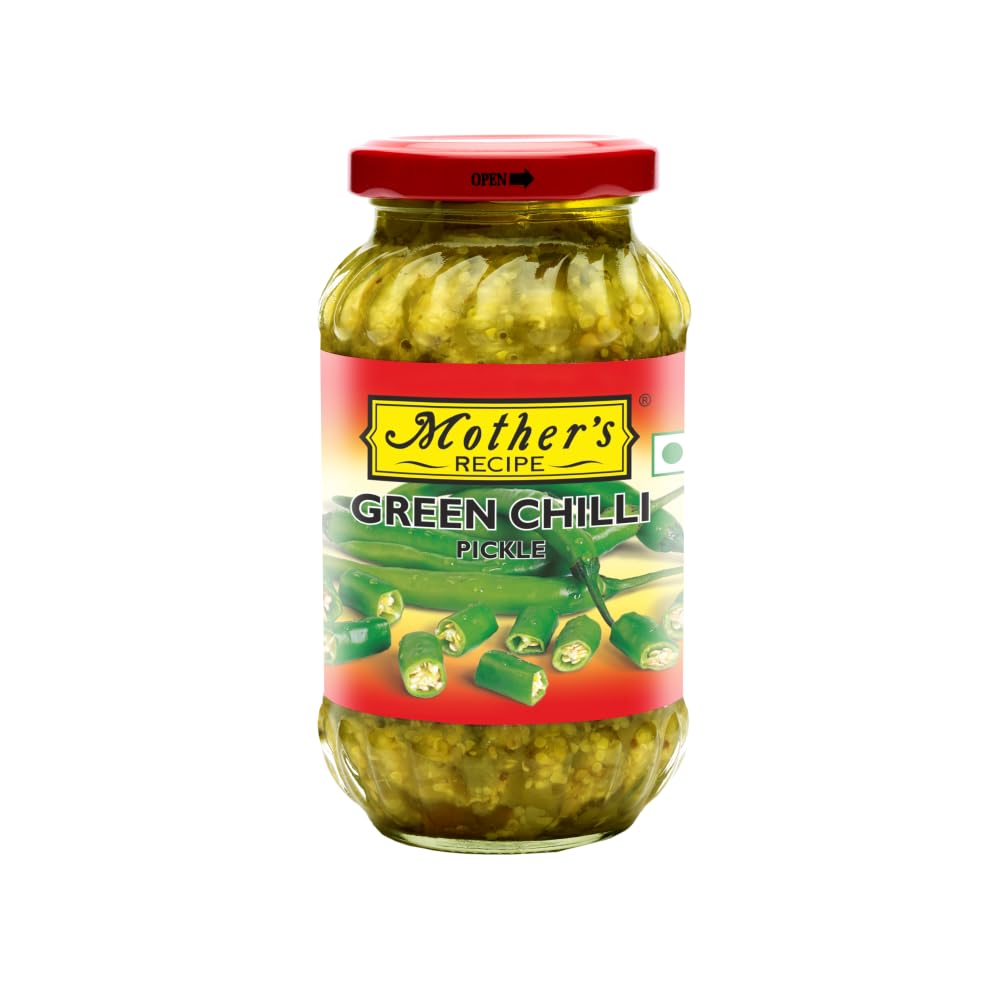 Mothers Recipe Green Chilli Pickle 500g
