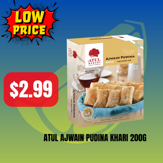 Atul Ajwain Pudina Khari 200g