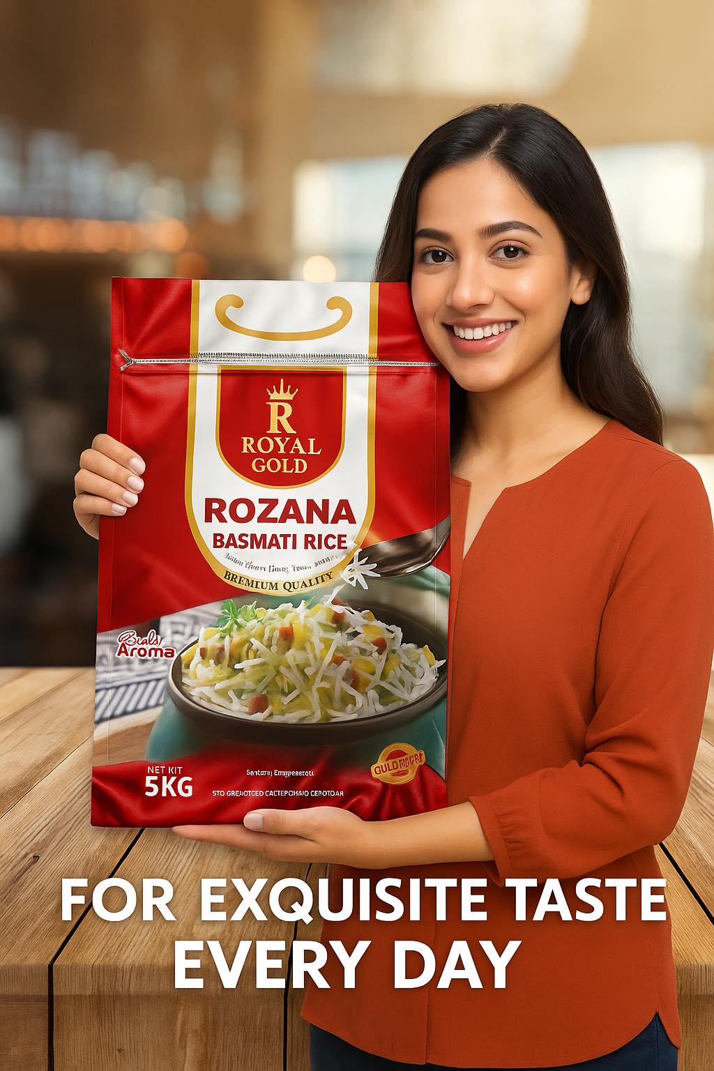 Royal Gold Rozana Basmati Rice 5kg
