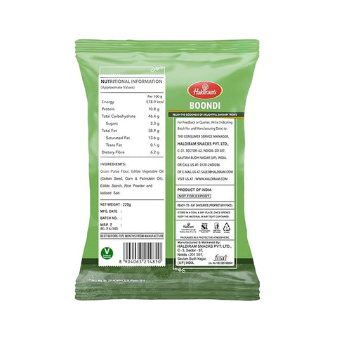Haldirams Boondi Salted 200g
