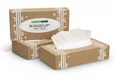 Green Cane Facial Tissues