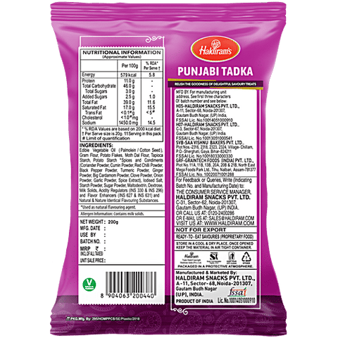 Haldirams Punjabi Tadka 200g