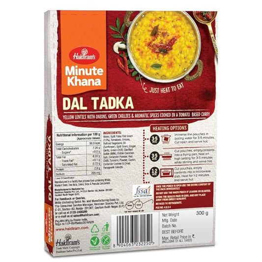 Haldirams Ready Meal Yellow Dal Tadka 300g
