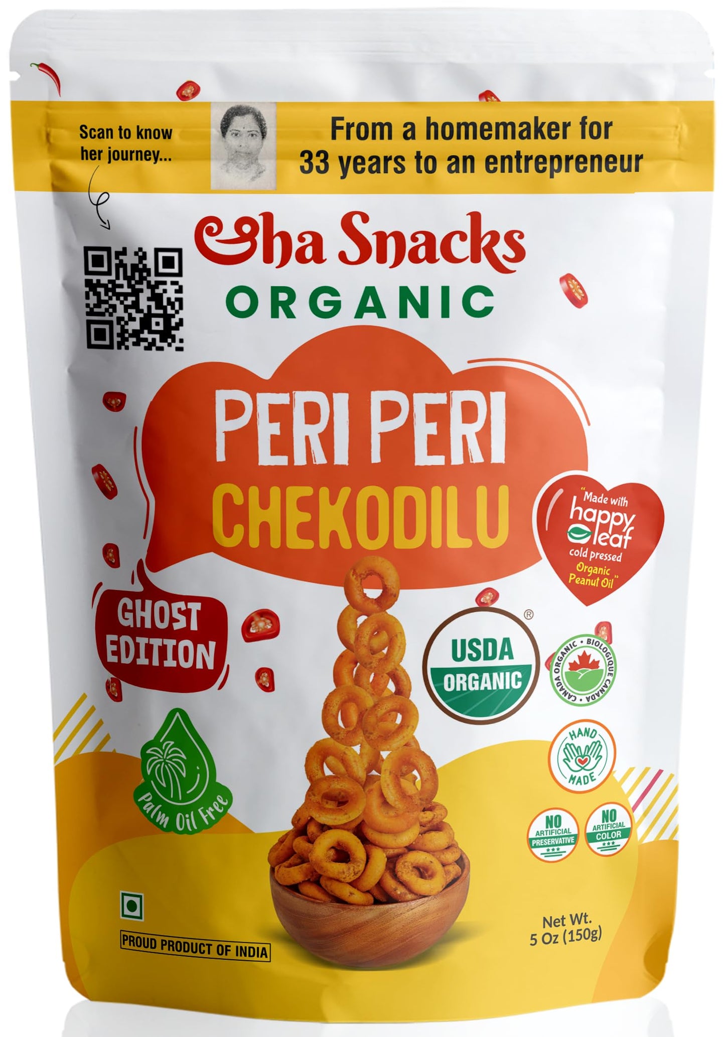 Aha Snacks Peri Peri Chekodilu 150g