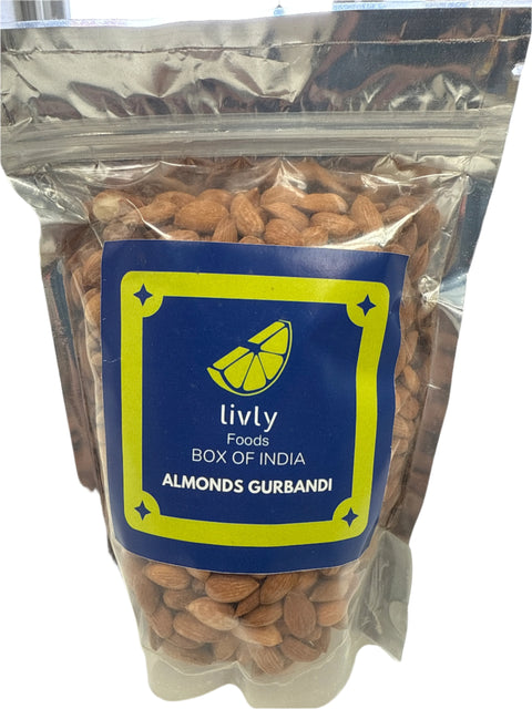 Almonds Gurbandi 500g (Livly Foods)