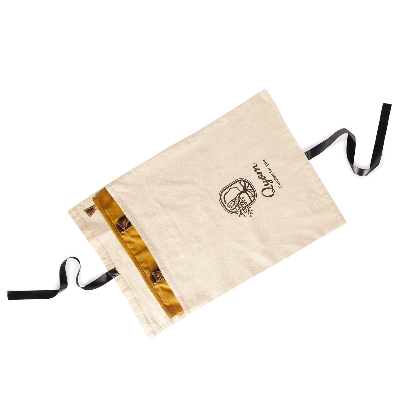 Petit A Petit Cotton Canvas Brown Bag