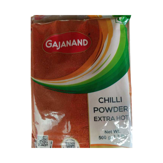 Chilli Powder Extra Hot 500g (Gajanand)