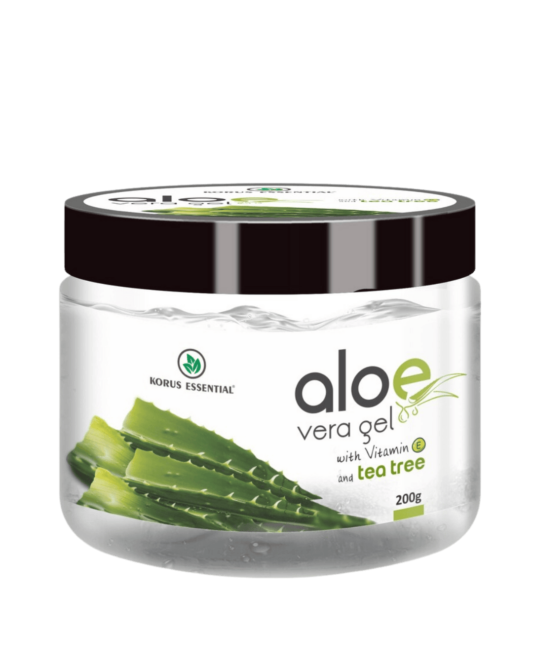 Aloe Vera Gel With Vitamin E and Tea Tree For Skin & Hair 200g