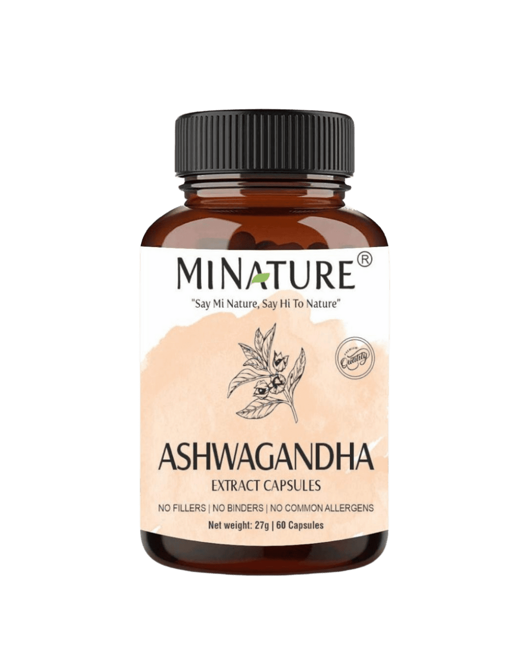 Ashwagandha Root Extract Capsules 60 Veg Caps 450mg 6% Withanolides