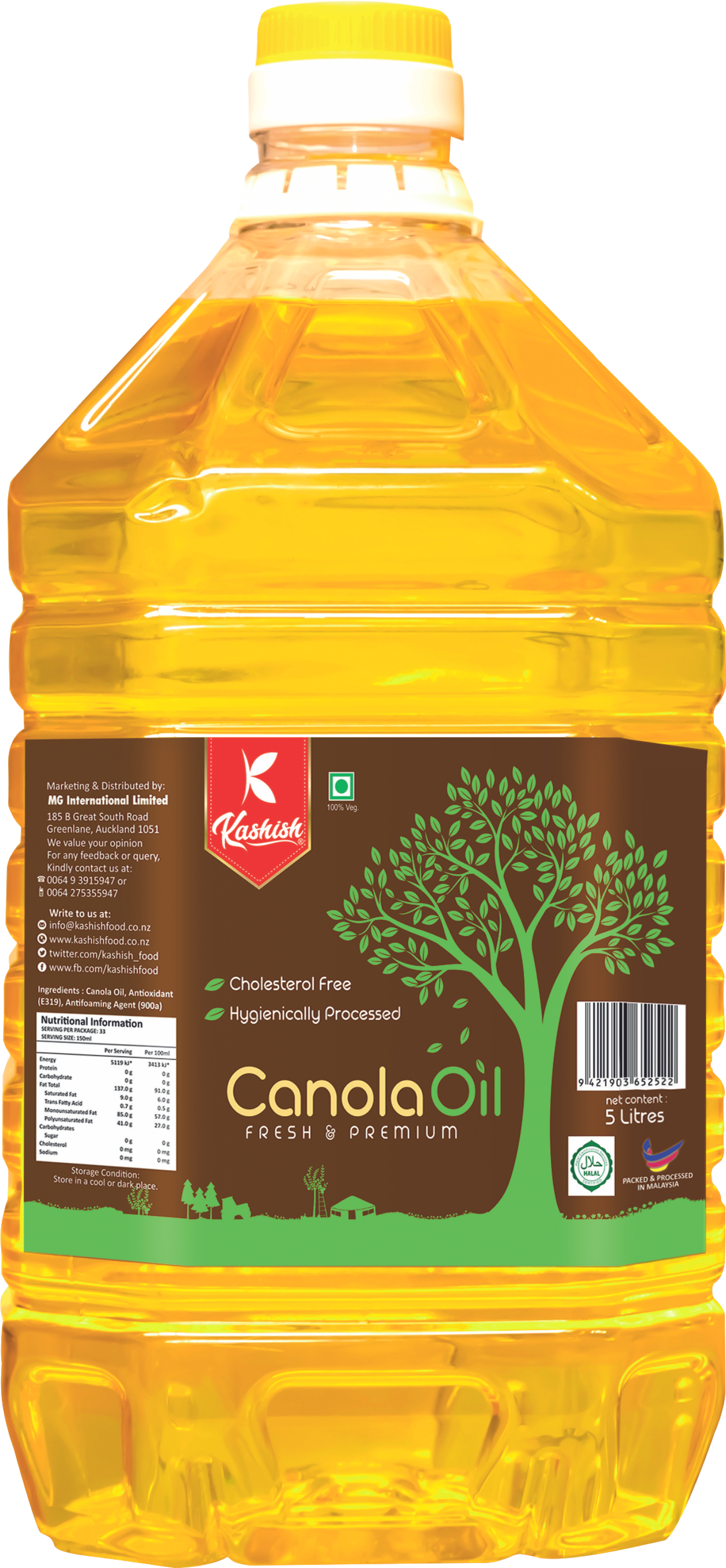 Kashish Canola Oil 5L