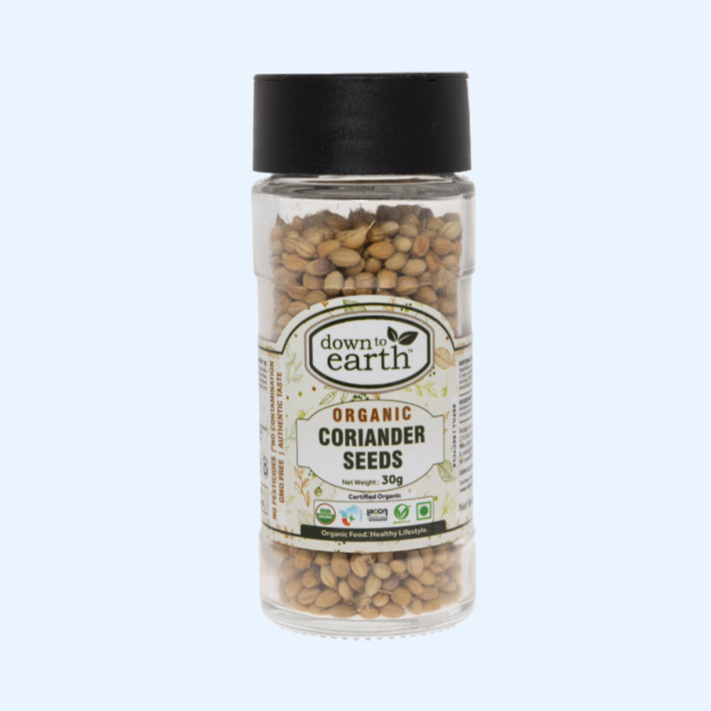Down To Earth Organic Coriander Seeds 30g