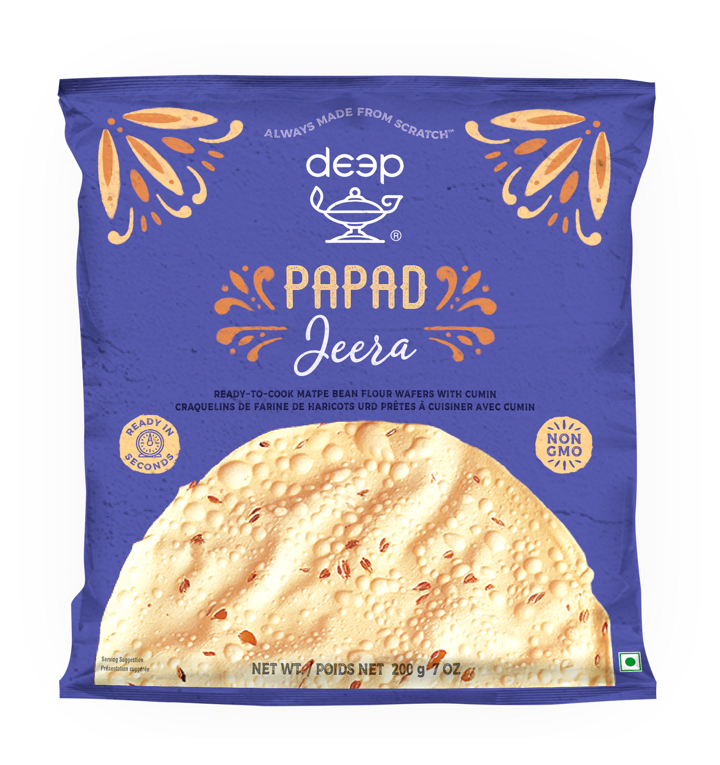 Deep Jeera Papad 200g (Expired)