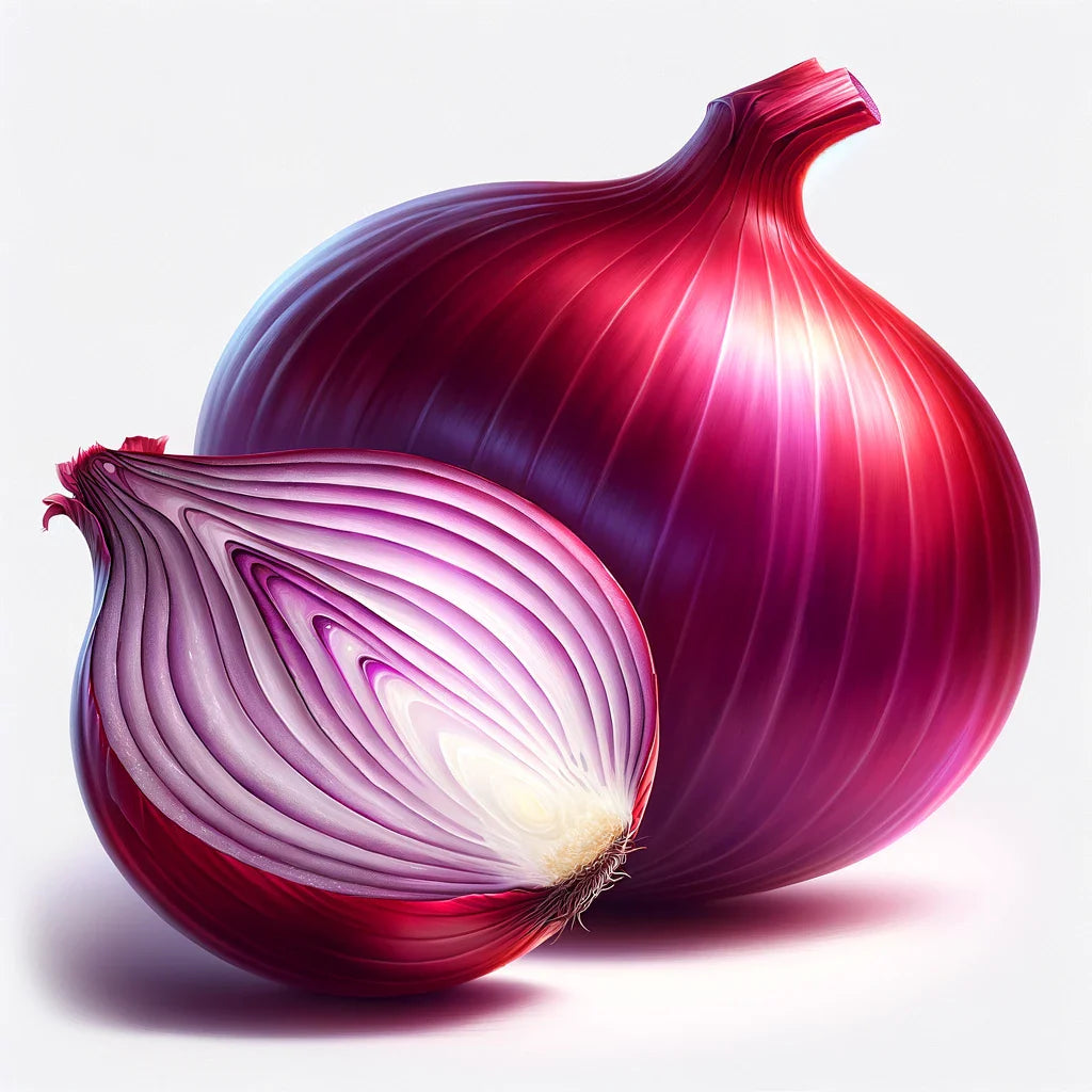 Onions Red Peeled 1kg Bag (Product of New Zealand)