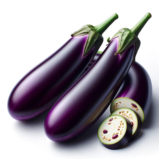 Eggplant Long 1kg Bag (Only 1 per customer allowed)
