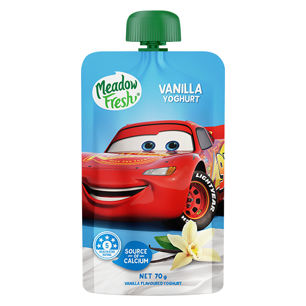 Meadow Fresh Yoghurt Vanilla Pouch 70g