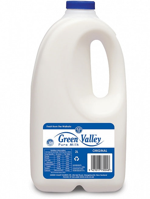 Green Valley Dark Blue 3.3% Fat Milk 2L