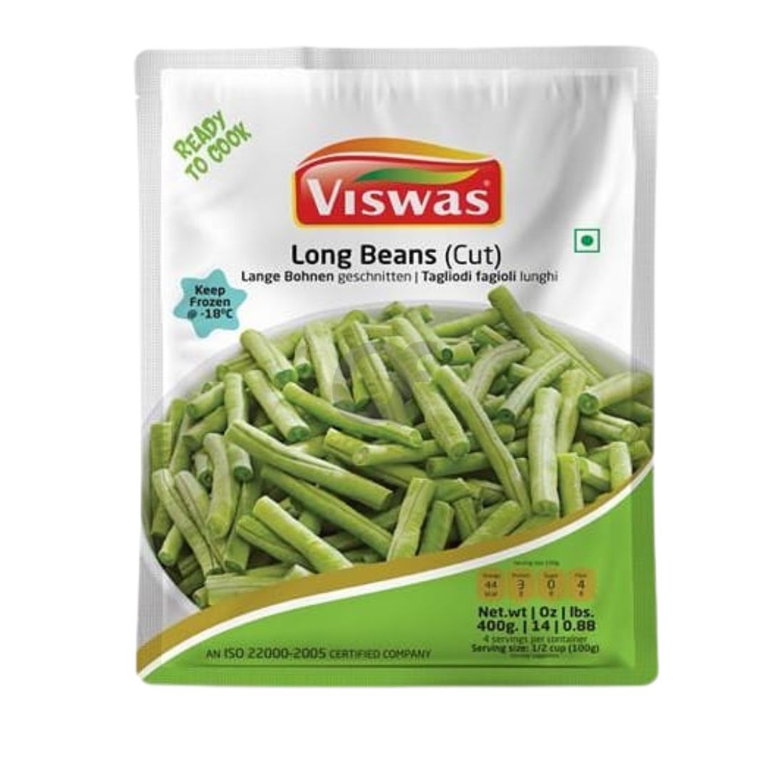 Frozen Long Beans Cut 400g (Viswas)