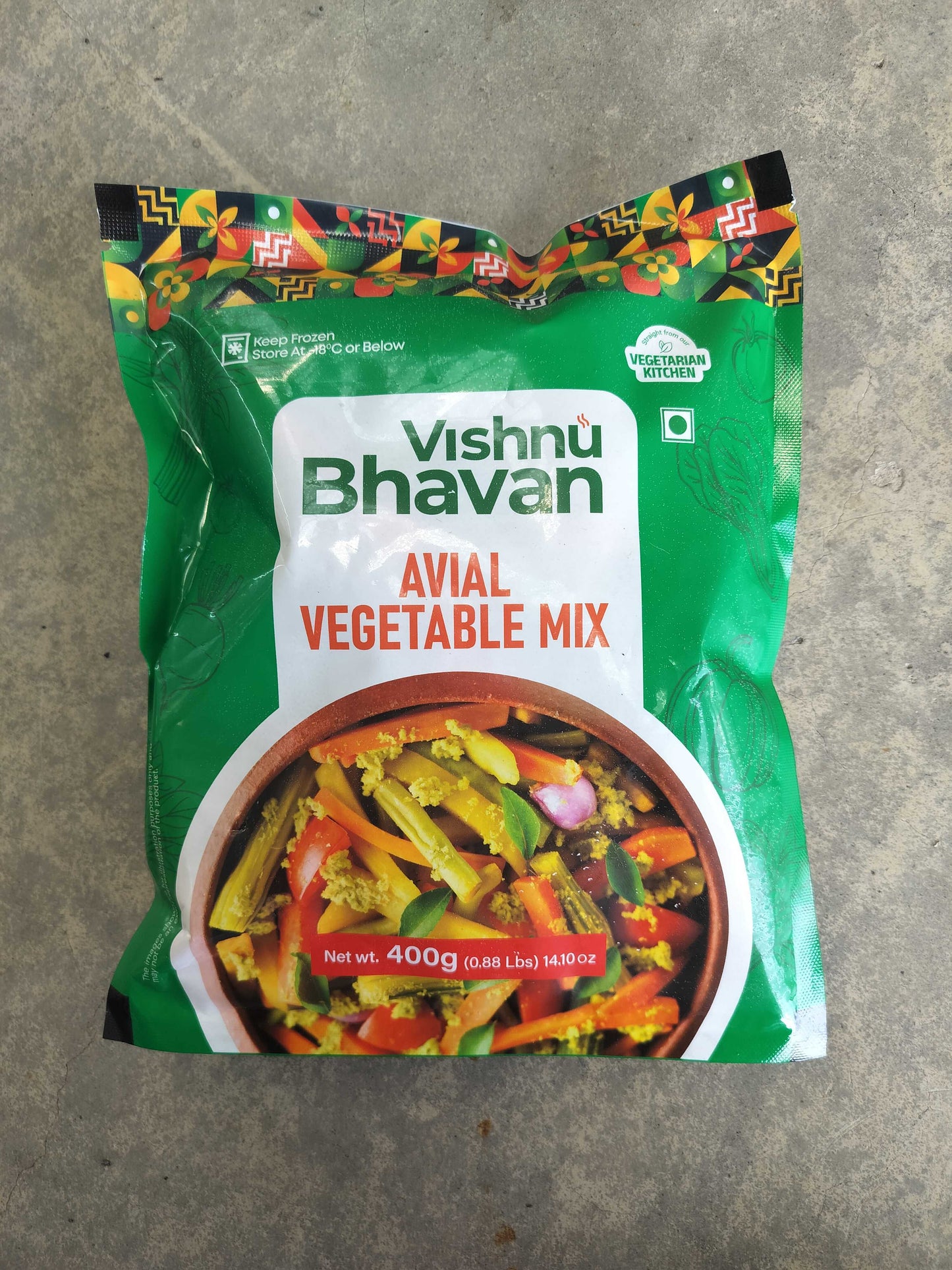 Frozen Avial Vegetable Mix 400g (Vishnu Bhavan)