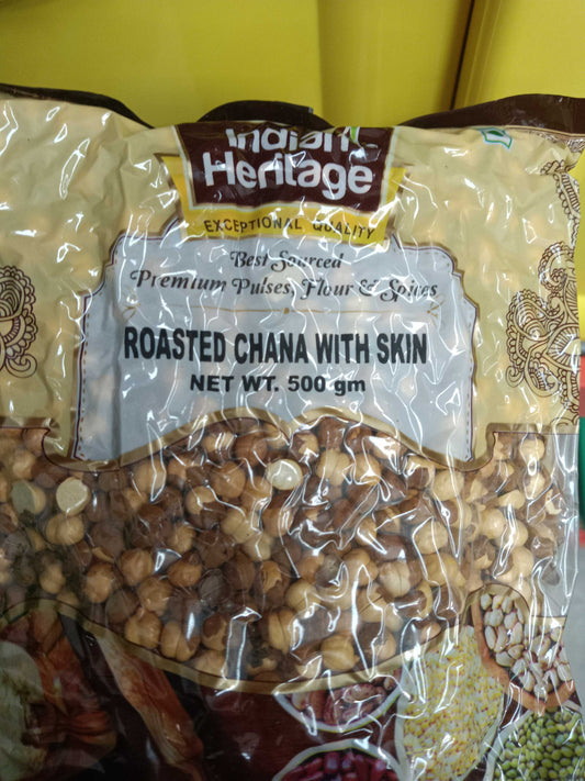 Indian Heritage Roasted Chana with Skin 500g