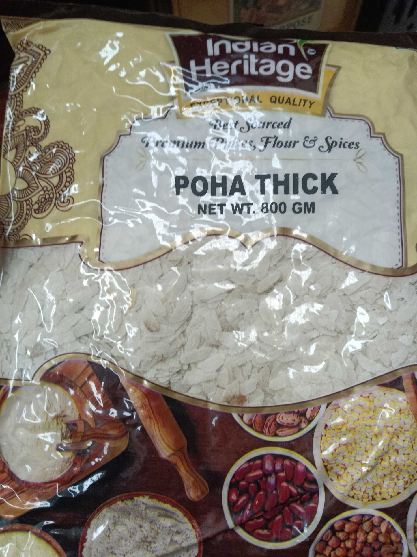 Indian Heritage Poha Thick 800g