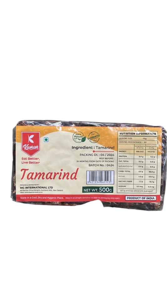 Kashish Seedless Tamarind (Imli) 500g