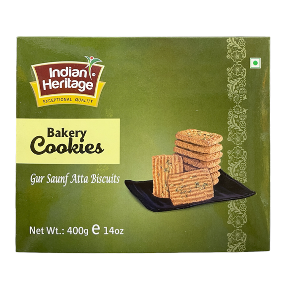 Indian Heritage Gur Sauf Cookies 400g